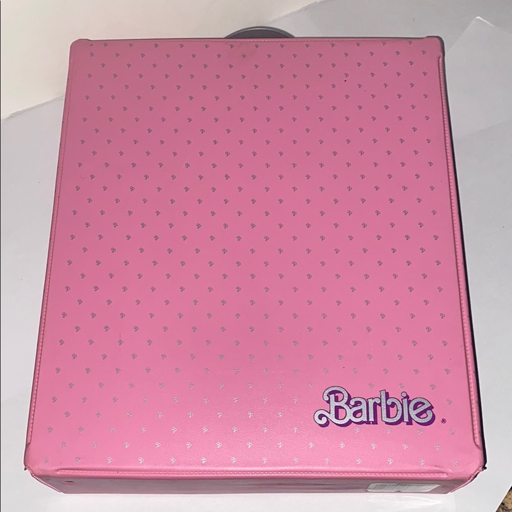 Vintage 1985 Barbie Pink Toy Storage Case